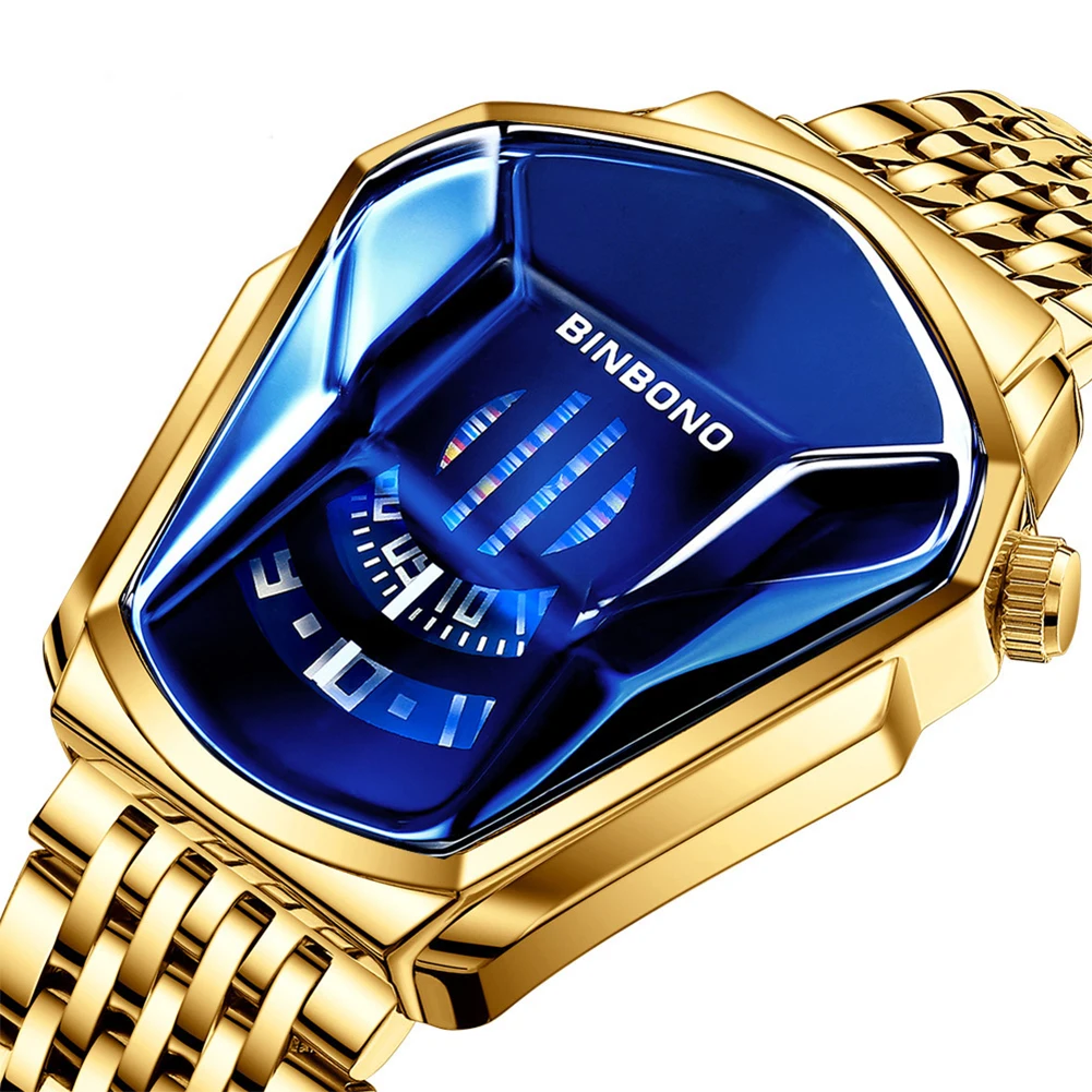 Cool Locomotive Men Watches Top Luxury Quartz Wristwatch Waterproof Stainless Steel Mesh Strap Unique Male Watch, 6 colors
Cool Locomotive Men Watches Top Luxury Quartz Wristwatch Waterproof Stainless Steel Mesh Strap Unique Male Watch, 6 colors