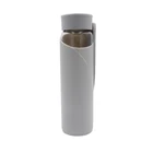 Water Custom Shape Water Glass Bottle 350 Ml With Silicone Sleeve