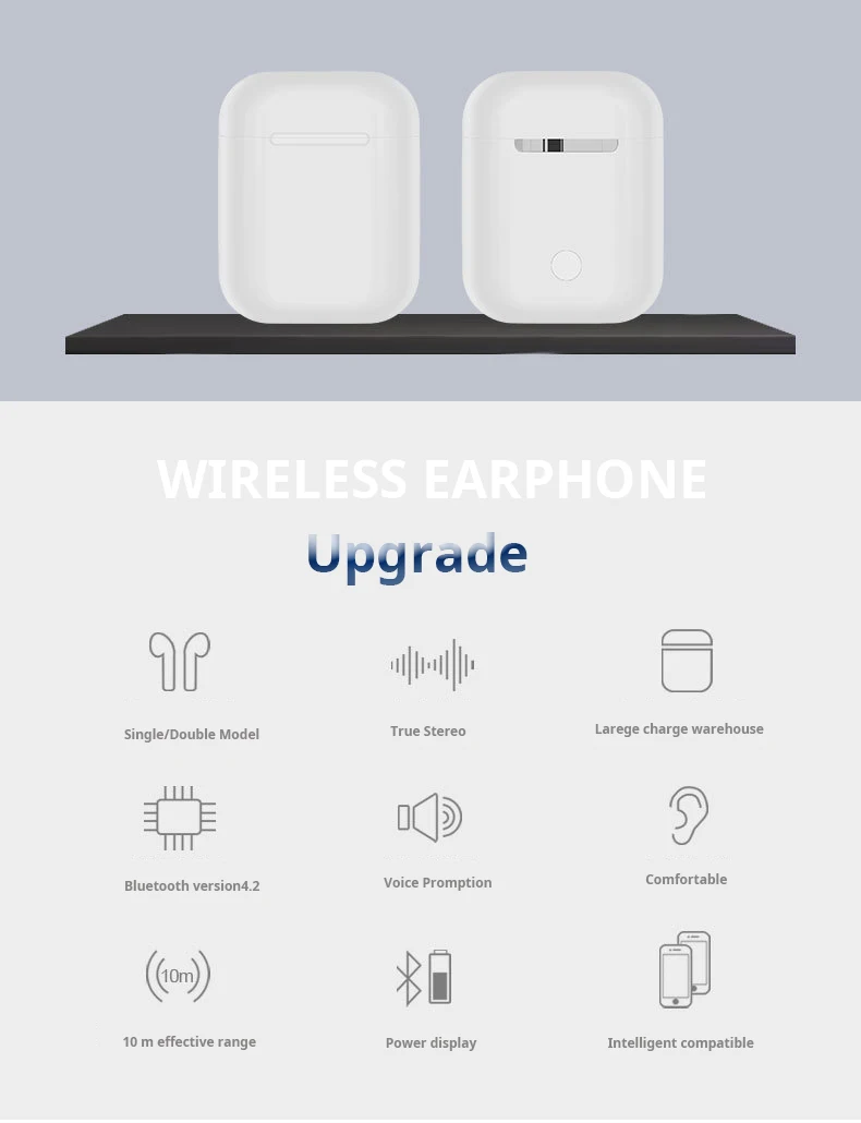 i9s TWS Headphones Earphone Bluetooth Wired Headset Wireless Bluetooth Earphones - ANKUX.COM