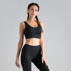 Bras Bra Wholesale Custom Logo Yoga Bras With Solid Sexy Seamless Sportswear Yoga Bra For Ladies