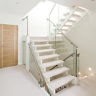Indoor Glass Wood Stairs Diy Fancy Staircase Design Stairs