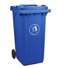240 Lts Dustbin Sale Outdoor With Wheels And Lids Recycle Waste Large Big Street Waste Bin