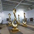 Modern Garden Stainless Steel Abstract Outdoor Sculpture