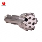 Factory High Quality DTH Hard Rock Drilling DHD3.5 105mm Flat Front Spherical Button 4"DTH Rock Drill Bit