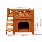 Free Shipping Living House Kennel Wooden Pet Cat House