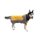Waterproof breathable reflective pet dog raincoat