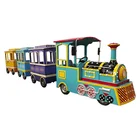 Train Quality Amusement Park Battery Trackless Tourist Train with Good Quality