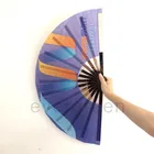 Folding Fan China Large Folding Fans Custom Printed Metal Large Hand Folding Fan For Promotional Gifts