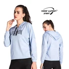 Women Pullover Long Sleeve Sports Running Yoga Hoodie Wholesale Streetwear Breathable Fitness Clothing