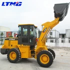 Chinese new wheel mini loader 1.5 ton 2 ton wheel loader for sale