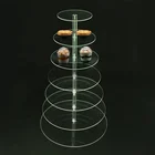 Wedding Dismounted 6 Tier Acrylic Wedding Cake Stand