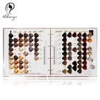 Customized Private Label Hair Color Chart Blonde Hair dye ice cream hair color swatch chart