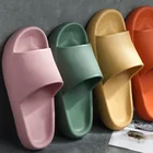 Slippers Your Slipper Candy Color Solid Color Blank Slides Morning Bathroom Slippers Rubber Slippers