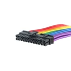 Excellent Quality Color Single Sleeved ATX PSU Connector Male 20Pin 24Pin Computer PC Power Extension Cable
