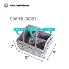 Hot Sale Large Portable Baby Diaper Caddy Organizer