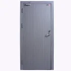 Solid Door 1.5 Hour Galvanized Fire-Rated Steel Frame Solid Timber Wood Single Leaf Fire Door