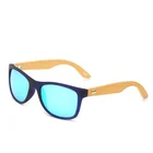 LJ267 Wholesale Polarized Bamboo Sunglasses With Custom Logo Printing