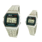 Customized Digital Display Watch Men s Gold Stainless Steel Watches 159 Digital Watch