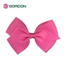4 inch turquoise pink grosgrain hair bow wholesale