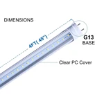 New design lighting CRI 85 T8 led tube 150 120 90 60 cm led T8 tube light