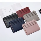 colorful custom logo credit card holder PU leather Wallet