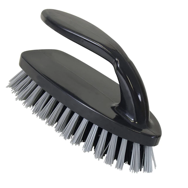 Scrubbing Brush for Cleaning Bathroom Bathtub Sink Removing Dust Stains & Portable Brush with Comfortable Grip