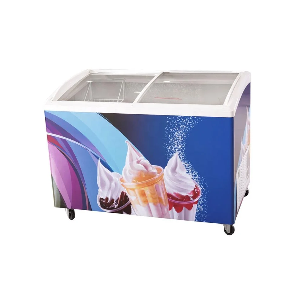 388l 518l Commercial Display Ice Cream 