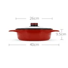 die cast aluminum hot pot induction non stick casserole allemande pan