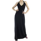 Wholesale Fashion Dresses V-neck High Waist Backless Lady Dress Party