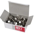 100pcs paper box packing silver color thumb tacks drawing pins with high quality