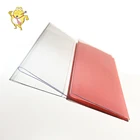 Plastic Shelf Flat Adhesive Price Label Holders with clear PET/white foam tape/magnet