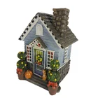 Fall House Building Resin Indoor LED Light Tabletop Decoration
