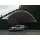 Ready-to-ship 40ft Container Canopy PVC fabric Steel Frame Shipping Container Shelter Tent Roof