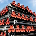 Construction Reasonable Hot Sell Punching Low Ss400 Tianjin China Carbon Welded Mild Black Steel Erw Round Pipe