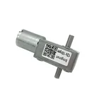 Bringsmart JGY-370S Micro Reducer Motor 12v 24v DC Worm Gear Motor Double Shaft Reversed Self-lock Dual Output Shaft Mini Motor