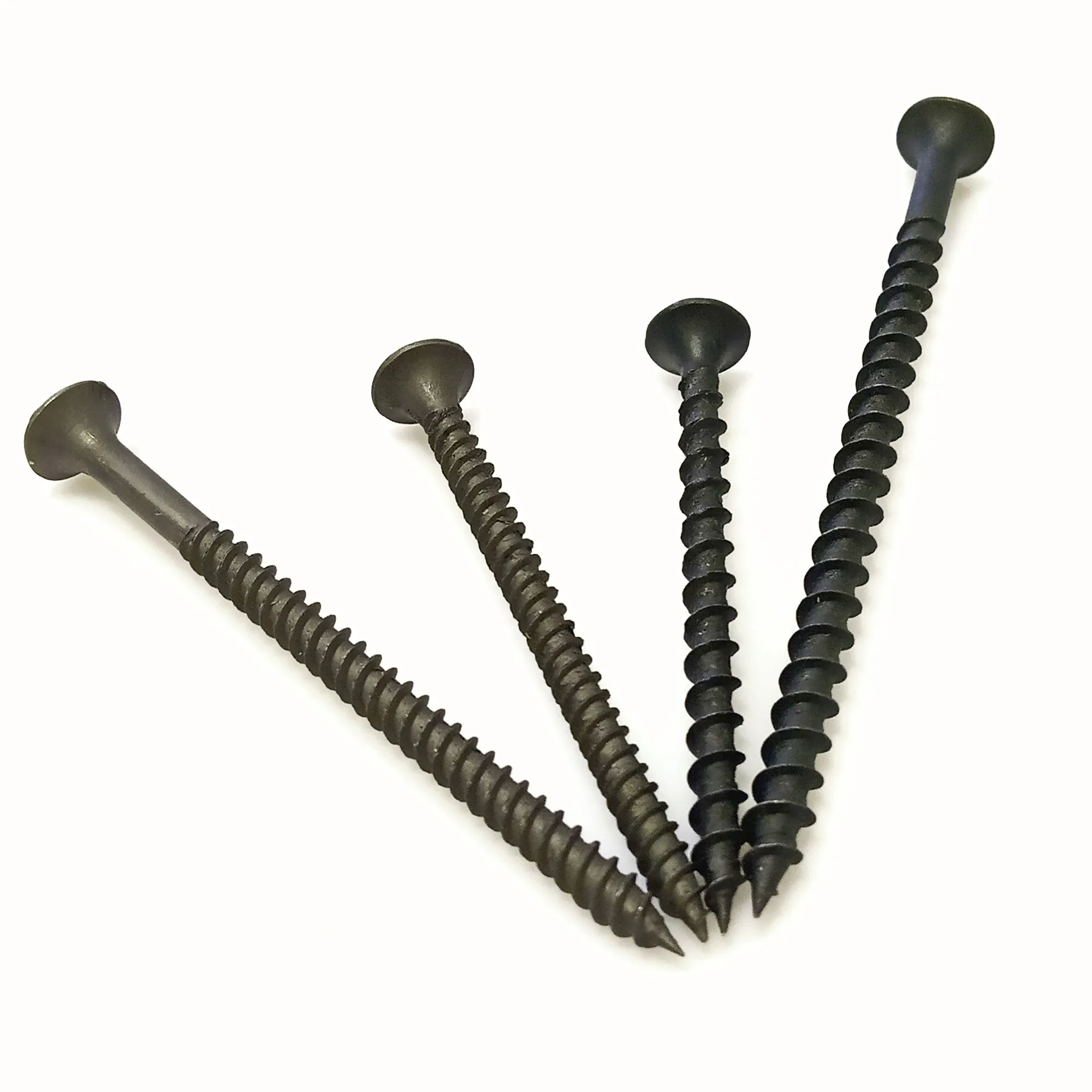 High Quality Black Mdf Screws Coarse/twin Thread Phillips Bugle Head