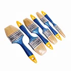 All size painting tools custom bristle ferrule plastic handle sash wall paint brush with tip