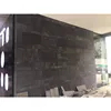 Natural stone Black Slate Wall Cladding Panel,Black Slate Wall