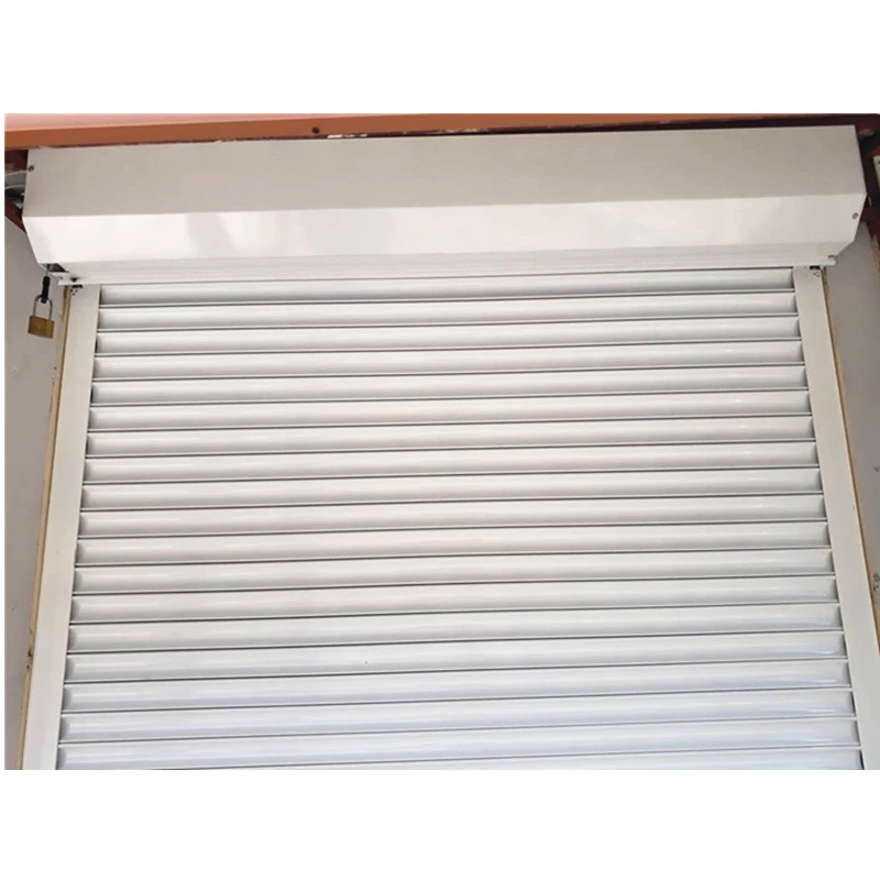 Color Steel Automatic Rolling Up Doors With Slat Buy Auto