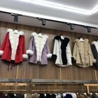 Fox Fur Collar Hood Trim Parka with Real Rex Rabbit Fur Lining Winter Fur Coat for Women