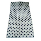China towel factory 100% cotton terry soft weave customized dot design jacquard bath towel