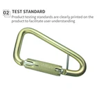 Safety Steel Hook Hook Industrial Safety Large ANSI Steel Screw Hook