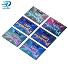 One-time use sticker printing hologram LOGO custom-made