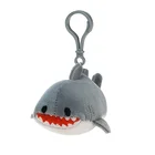 Custom embroidered kids collection toy stuffed animal clip plush shark keychain