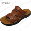 YPP, Classic hot selling brown color men's sandals excellent PU material beach sandals HSW055
