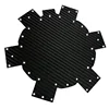 Factory customized High Precision carbon fiber CNC cutting parts for quadcopter/helicopter