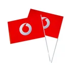 Economy Eco-friendly Handheld Plastic Flag Sticks Promotional Hand Shaking Flags For Your Event