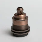 New Design Brass Lamp Holder E27 E26 Antique No Switched Light Socket