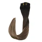 Top selling remy 100 percent human hair Balayage color hair weaving