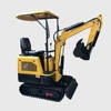 mini earth movers chinese excavator 1 ton small garden digger